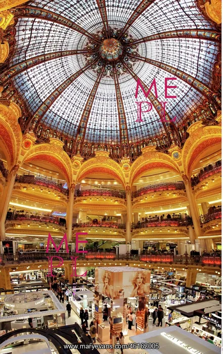 : Galeries Lafayette in Paris : Galeries Lafayette in Paris