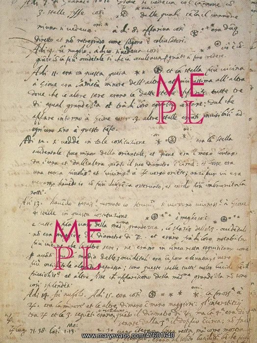 : Galileo's Notes on Jupiter : Galileo's Notes on Jupiter
