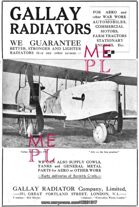 : Gallay Radiatiors For Aircraft : Gallay Radiatiors For Aircraft