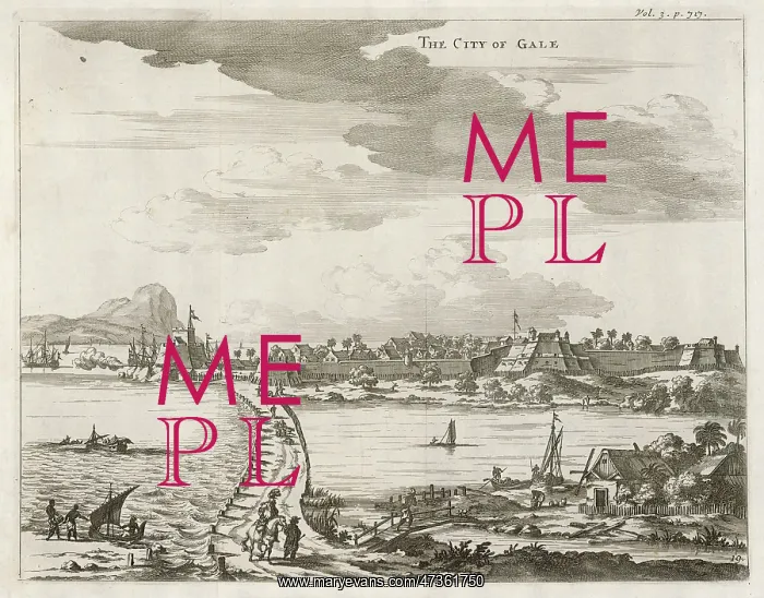: GALLE, SRI LANKA, 1671 : GALLE, SRI LANKA, 1671