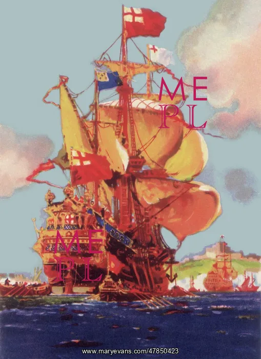  : Galleon in the Harbor