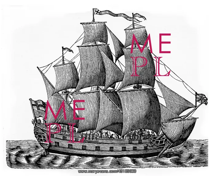  : Galleon under full sail