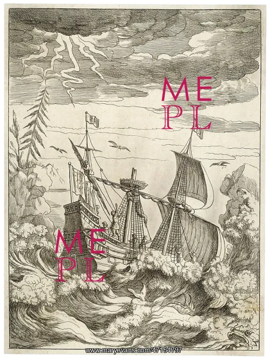  : Galleon in a storm