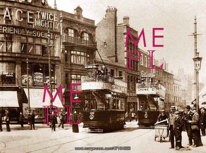 : Gallowtree Gate, Leicester, early 1900s : Gallowtree Gate, Leicester, early 1900s