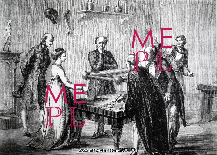 : Galvani demonstrating the contraction of the muscles : Galvani demonstrating the contraction of the muscles
