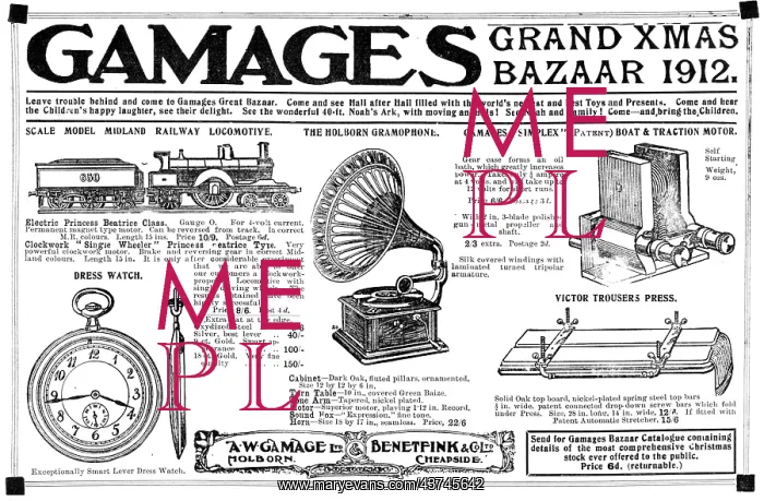 : Gamages 1912 Grand Xmas Bazaar : Gamages 1912 Grand Xmas Bazaar