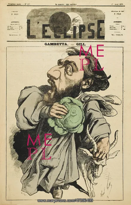 : GAMBETTA. LEON MICHEL GAMBETTA (1838 - 1882), French lawyer and statesman : GAMBETTA. LEON MICHEL GAMBETTA (1838 - 1882), French lawyer and statesman
