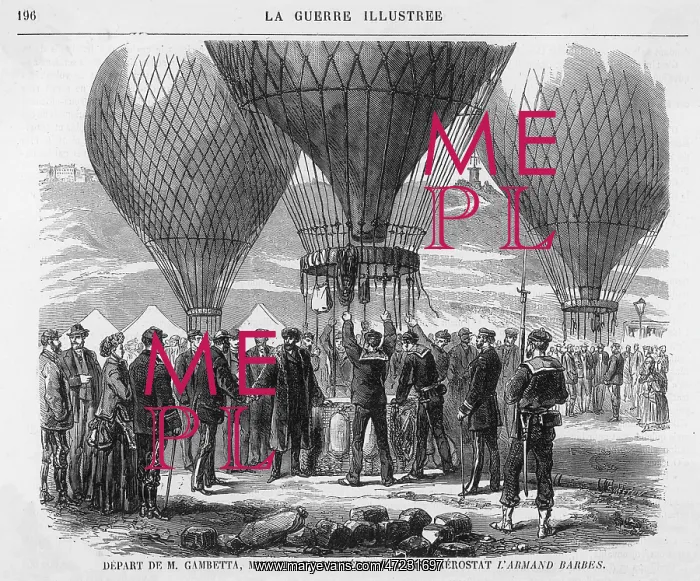 : GAMBETTA IN BALLOON : GAMBETTA IN BALLOON
