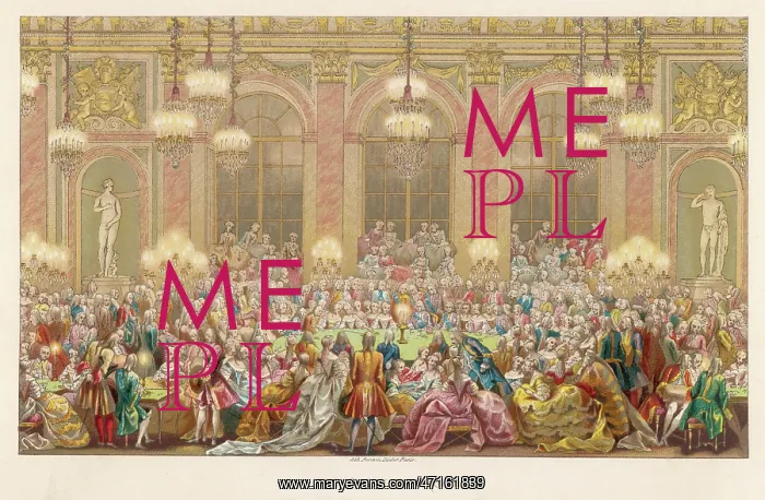 : GAMBLING. A gaming evening in the Galerie des Glaces : GAMBLING. A gaming evening in the Galerie des Glaces
