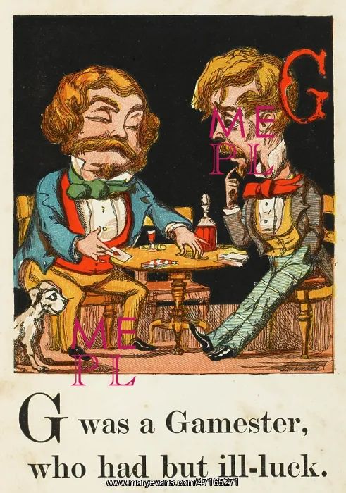 : GAMBLING / CARDS / UK 1867 : GAMBLING / CARDS / UK 1867