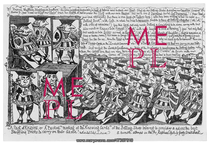 : GAMBLING SATIRE 1853 : GAMBLING SATIRE 1853