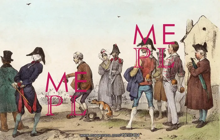  : Game of Boules - 1850