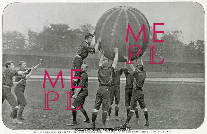 : A Game of Pushball, Crystal Palace 1902 : A Game of Pushball, Crystal Palace 1902