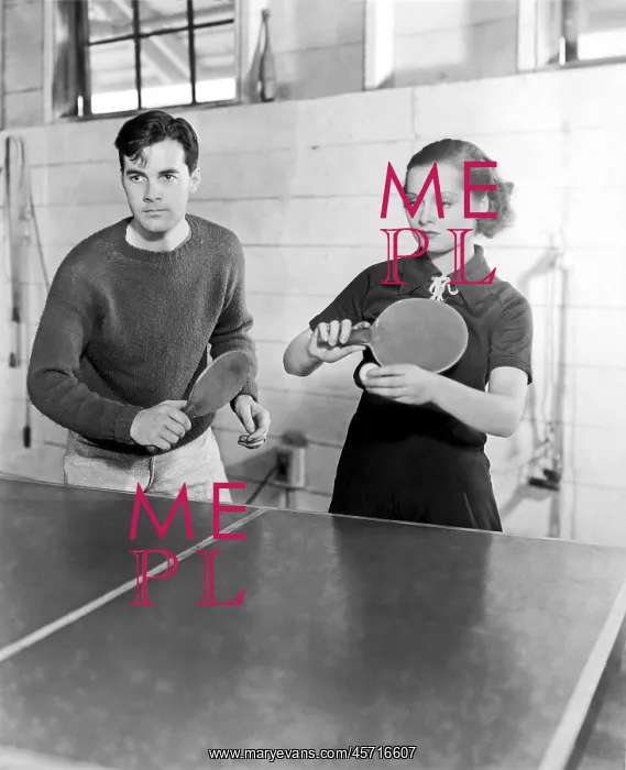: A game of table tennis : A game of table tennis