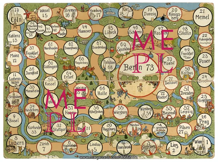 : games, board game, Deutschlandreise (Germany : games, board game, Deutschlandreise (Germany