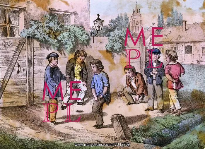  : GAMES / BOYS / MARBLES 19C
