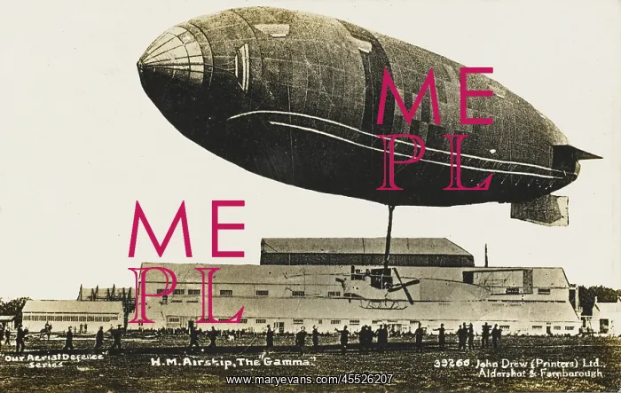 : The Gamma I Airship at Aldershot : The Gamma I Airship at Aldershot
