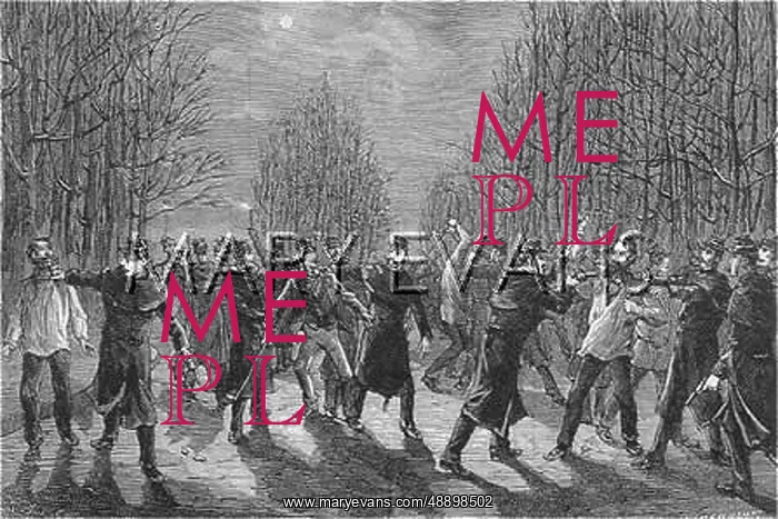 : GANGS / POLICE RAID / 1883 : GANGS / POLICE RAID / 1883