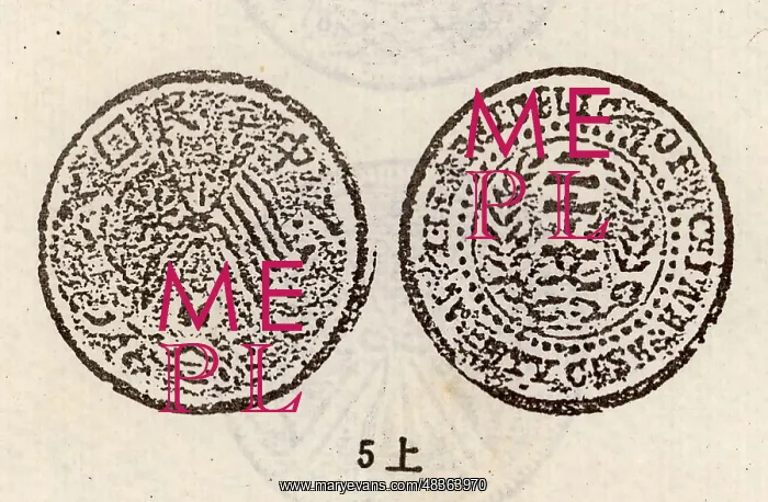 : Gansu Double Flag Nine Star Copper Yuan coin : Gansu Double Flag Nine Star Copper Yuan coin