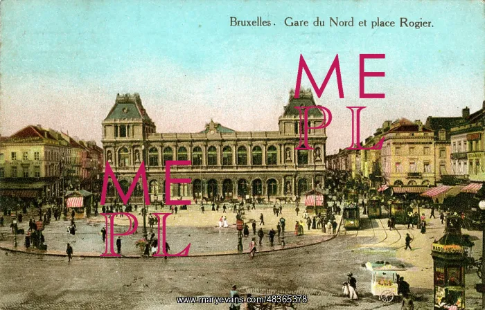 : Gard du Nord & Place Rogier, Brussels : Gard du Nord & Place Rogier, Brussels