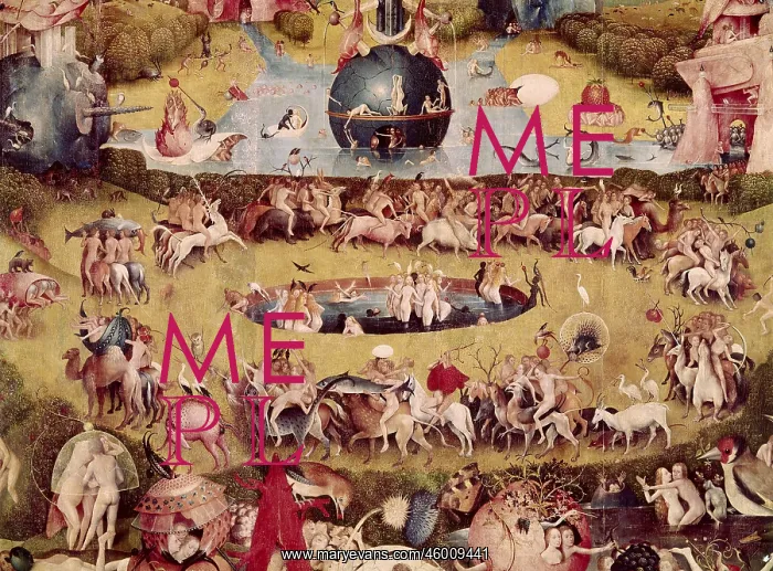 : garden of earthly delights, central panel, detail : garden of earthly delights, central panel, detail