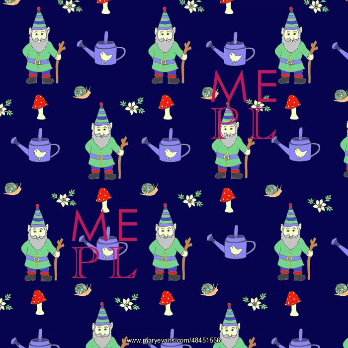  : Garden gnomes repeating pattern