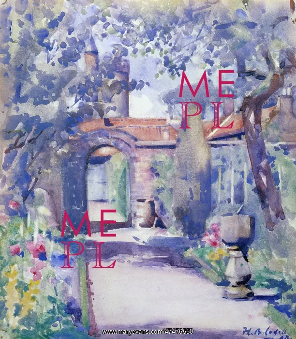 : Garden at Grange, 1908 : Garden at Grange, 1908