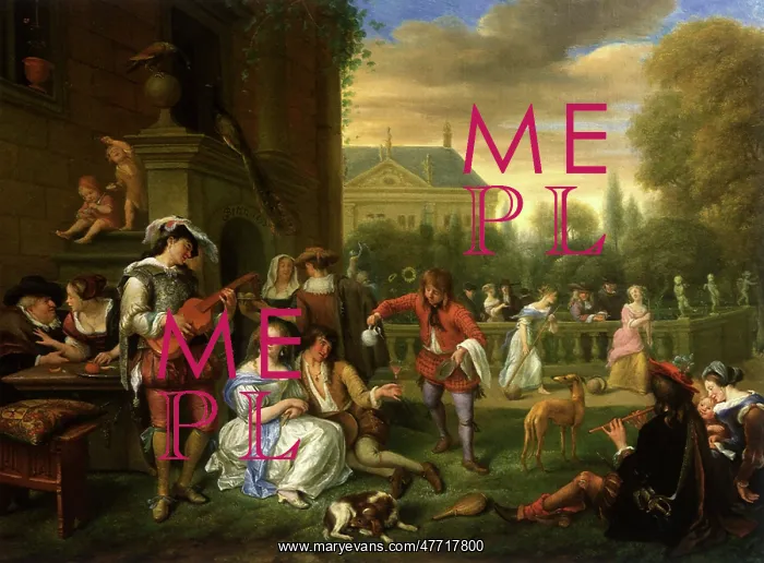  : Garden Party, by Jan Steen