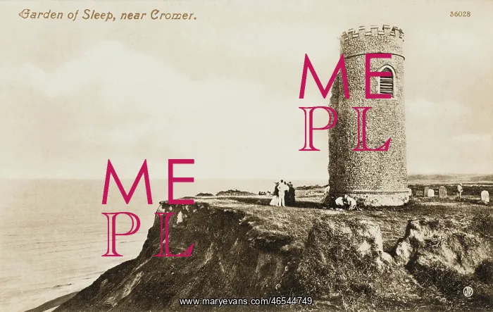 : Garden of Sleep at Cromer, Norfolk : Garden of Sleep at Cromer, Norfolk