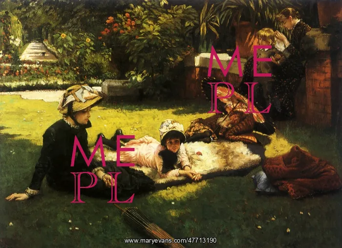  : Garden in the Sun, by Tissot