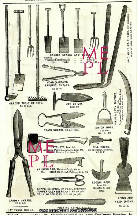 : Garden Tools, Spades, Forks, Hoes, Shears, Rakes and Knives : Garden Tools, Spades, Forks, Hoes, Shears, Rakes and Knives