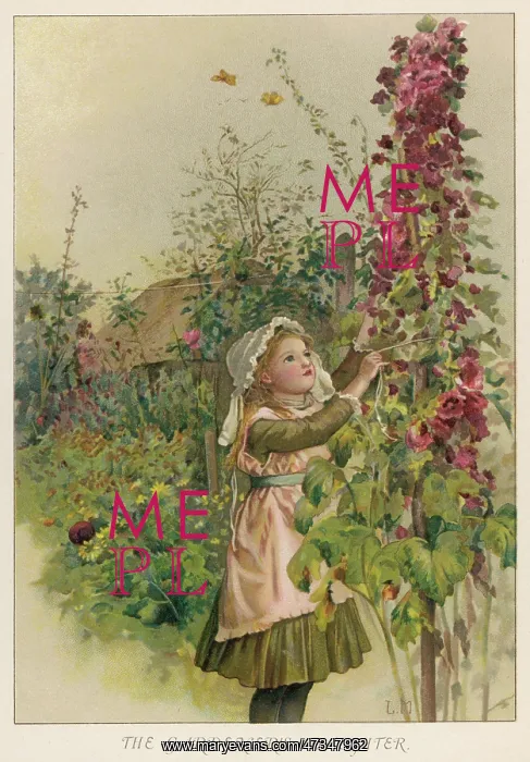 : GARDENER'S DAUGHTER 1890 : GARDENER'S DAUGHTER 1890