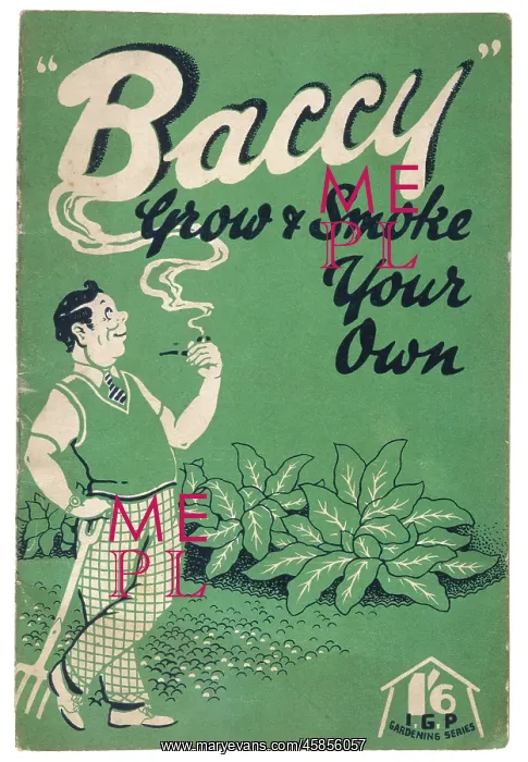 : GARDENING BOOK / TOBACCO : GARDENING BOOK / TOBACCO