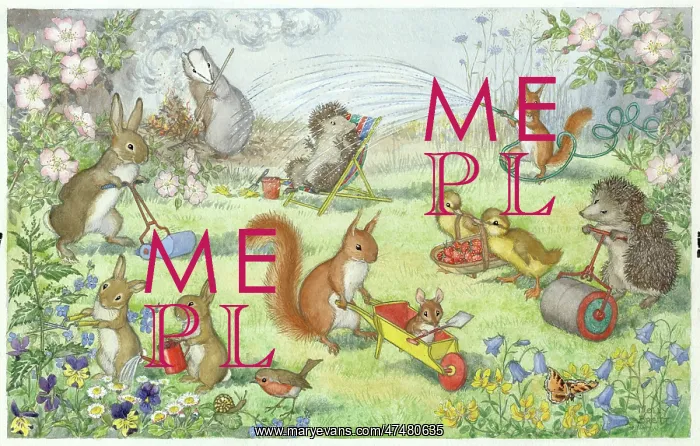  : Here We Go Gardening - rabbits, squirrels, hedgehogs etc
