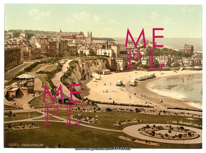 : From the gardens, Broadstairs, England : From the gardens, Broadstairs, England