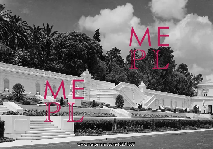 : Gardens of Parliament in Lisbon, 1942 : Gardens of Parliament in Lisbon, 1942