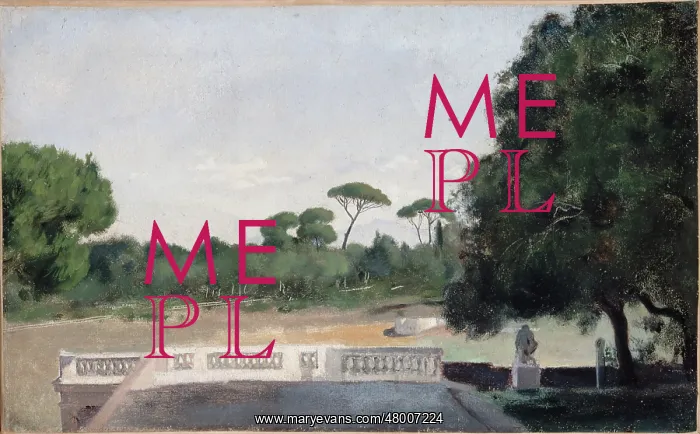 : Gardens of the villa Borghese : Gardens of the villa Borghese
