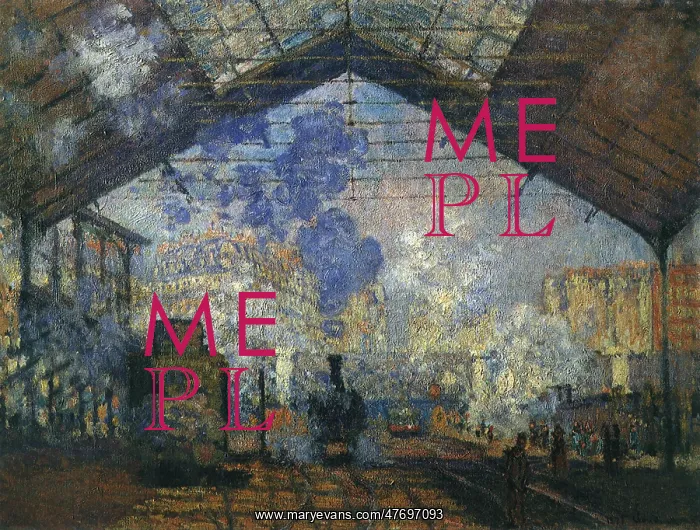  : Gare Saint-Lazare, by Monet