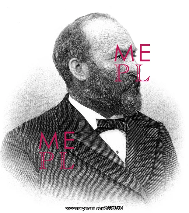 : Garfield, James A. 19.11.1831 - 19.9.1881, American : Garfield, James A. 19.11.1831 - 19.9.1881, American