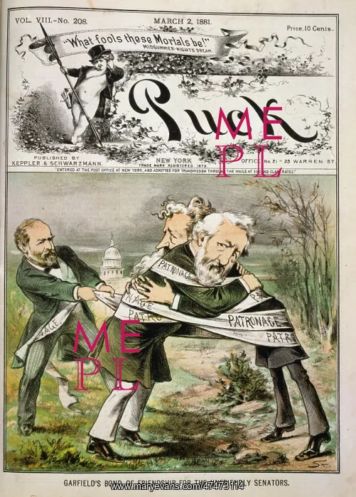 : Garfield's bond of friendship for the unfriendly senators : Garfield's bond of friendship for the unfriendly senators