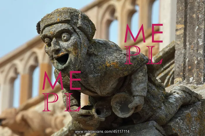 : Gargoyle, Basilique Notre-Dame de l'Epine, L'Epine : Gargoyle, Basilique Notre-Dame de l'Epine, L'Epine