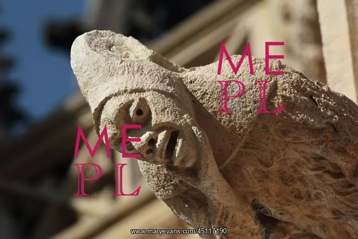 : Gargoyle, Basilique Notre-Dame de l'Epine, L'Epine : Gargoyle, Basilique Notre-Dame de l'Epine, L'Epine