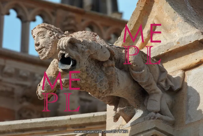 : Gargoyle, Basilique Notre-Dame de l'Epine, L'Epine : Gargoyle, Basilique Notre-Dame de l'Epine, L'Epine