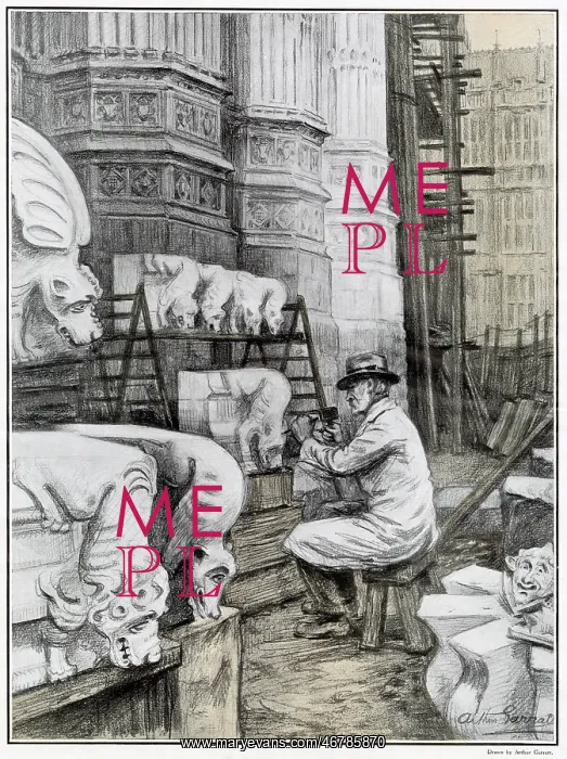 : The Gargoyle Maker at Westminster Abbey : The Gargoyle Maker at Westminster Abbey
