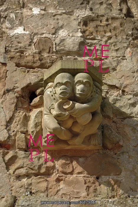: Gargoyles at Rufford Hall, Nottingham : Gargoyles at Rufford Hall, Nottingham