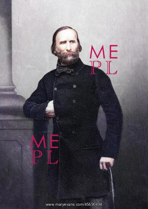  : GARIBALDI. GIUSEPPE GARIBALDI (1807 - 1882), Italian statesman and patriot