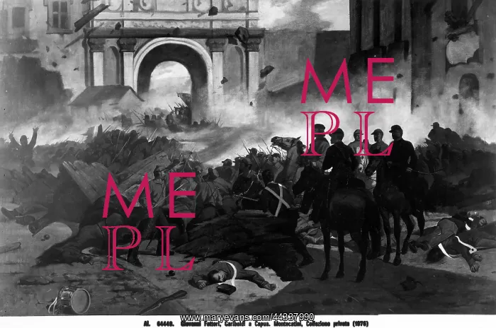 : Garibaldi in Capua, painting by : Garibaldi in Capua, painting by