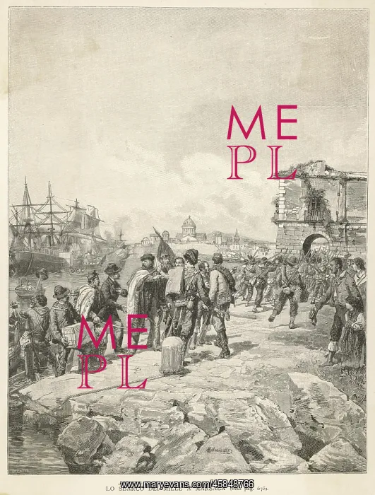 : GARIBALDI LANDS MARSALA : GARIBALDI LANDS MARSALA