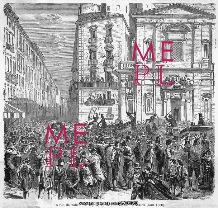 : GARIBALDI AT NAPLES : GARIBALDI AT NAPLES