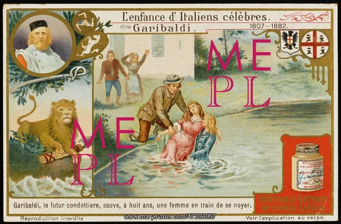 : GARIBALDI SAVES WOMAN : GARIBALDI SAVES WOMAN